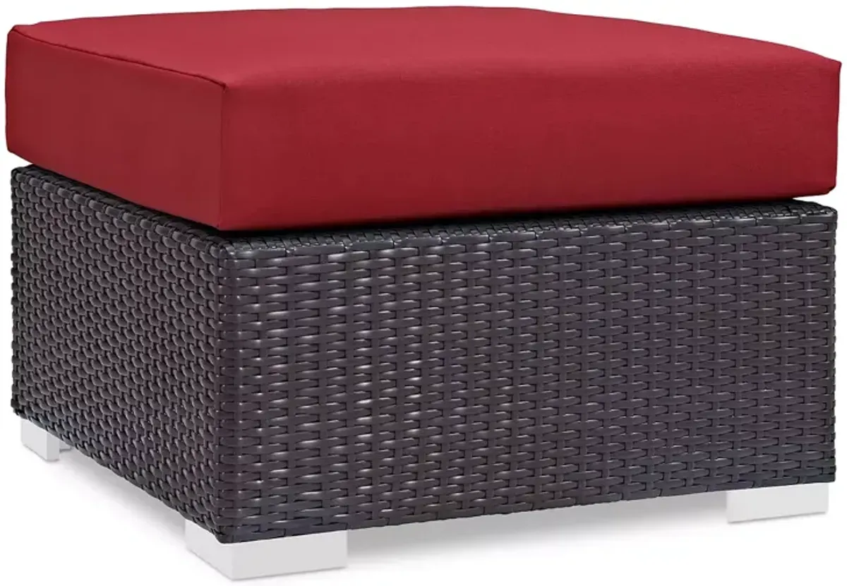 Modway Convene Outdoor Patio Square Ottoman