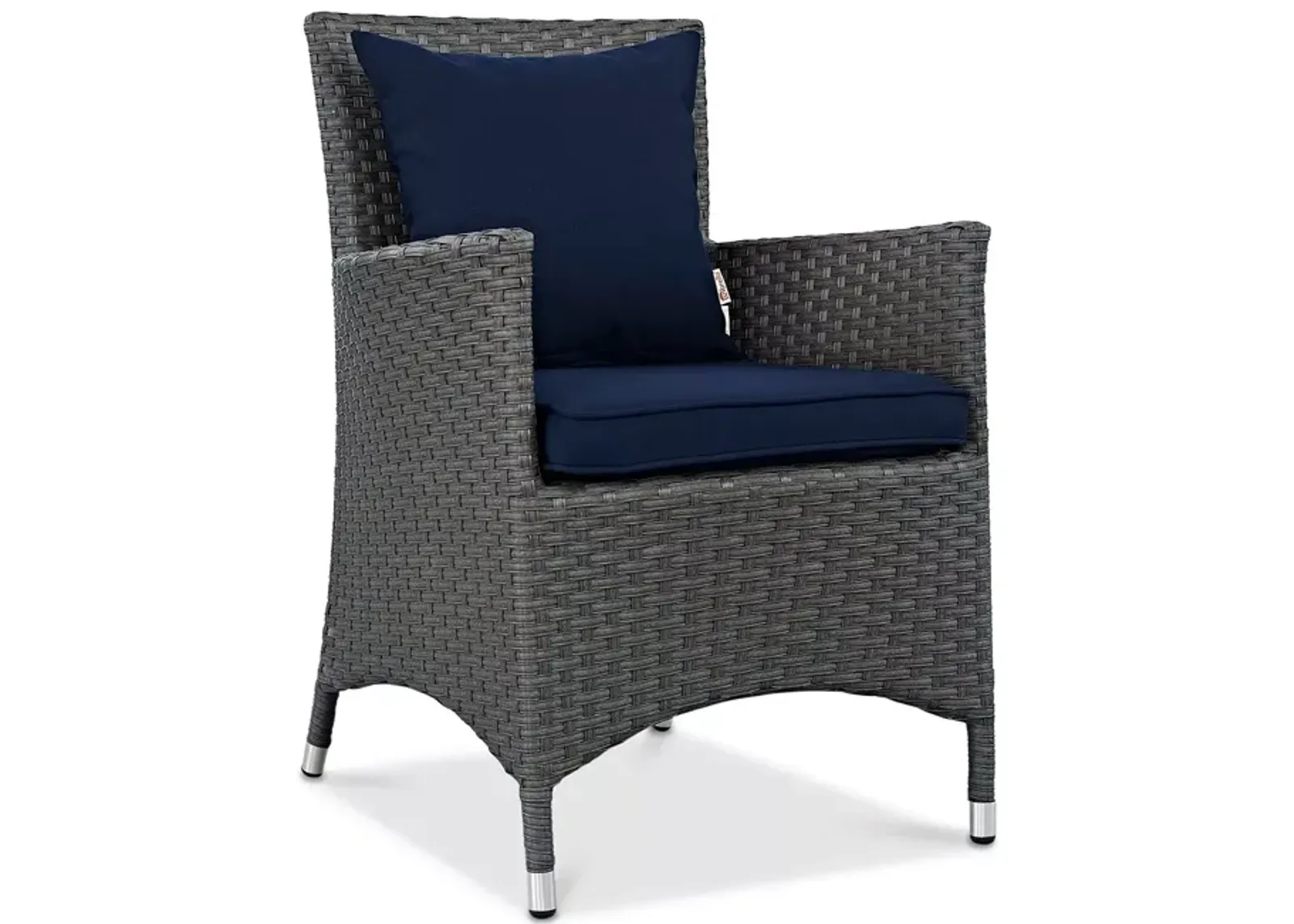 Modway Sojourn Outdoor Patio SunbrellaÂ® Rattan Dining Armchair