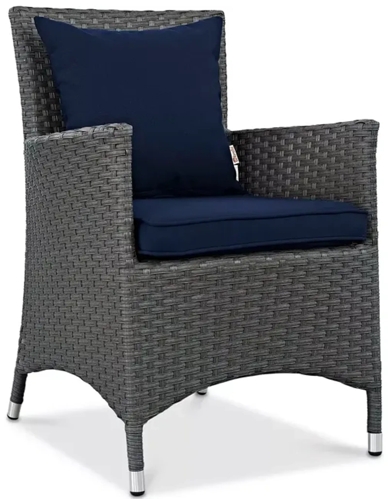 Modway Sojourn Outdoor Patio SunbrellaÂ® Rattan Dining Armchair