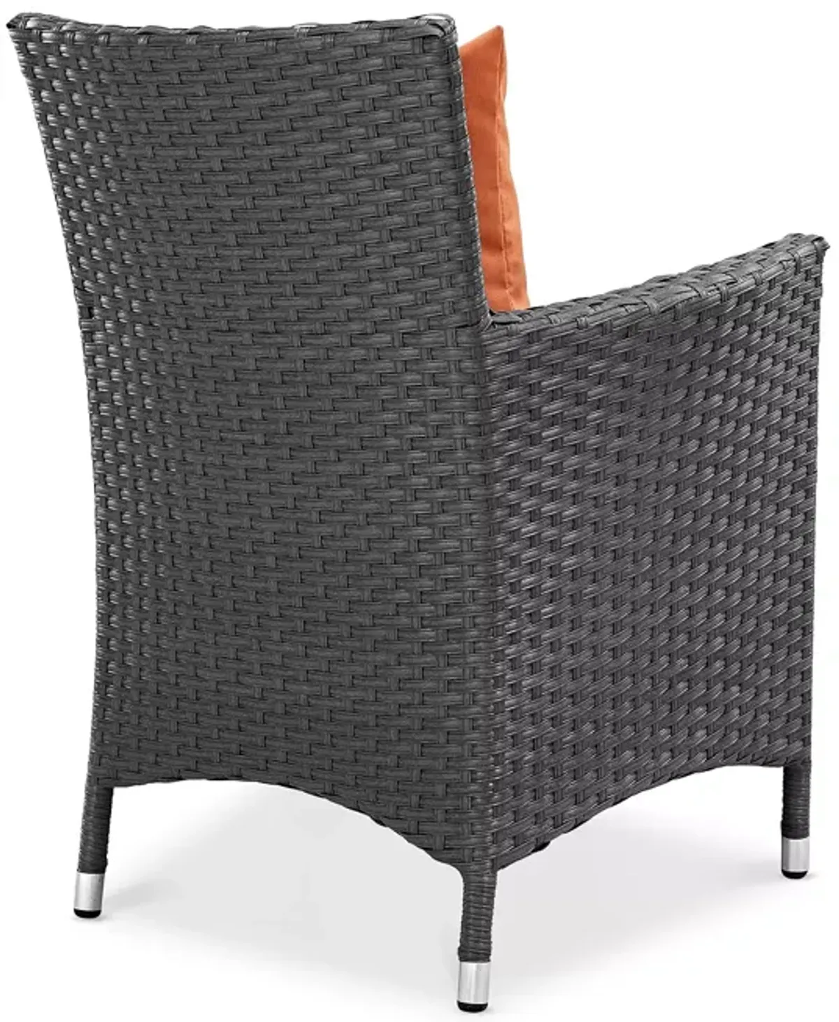 Modway Sojourn Outdoor Patio SunbrellaÂ® Rattan Dining Armchair