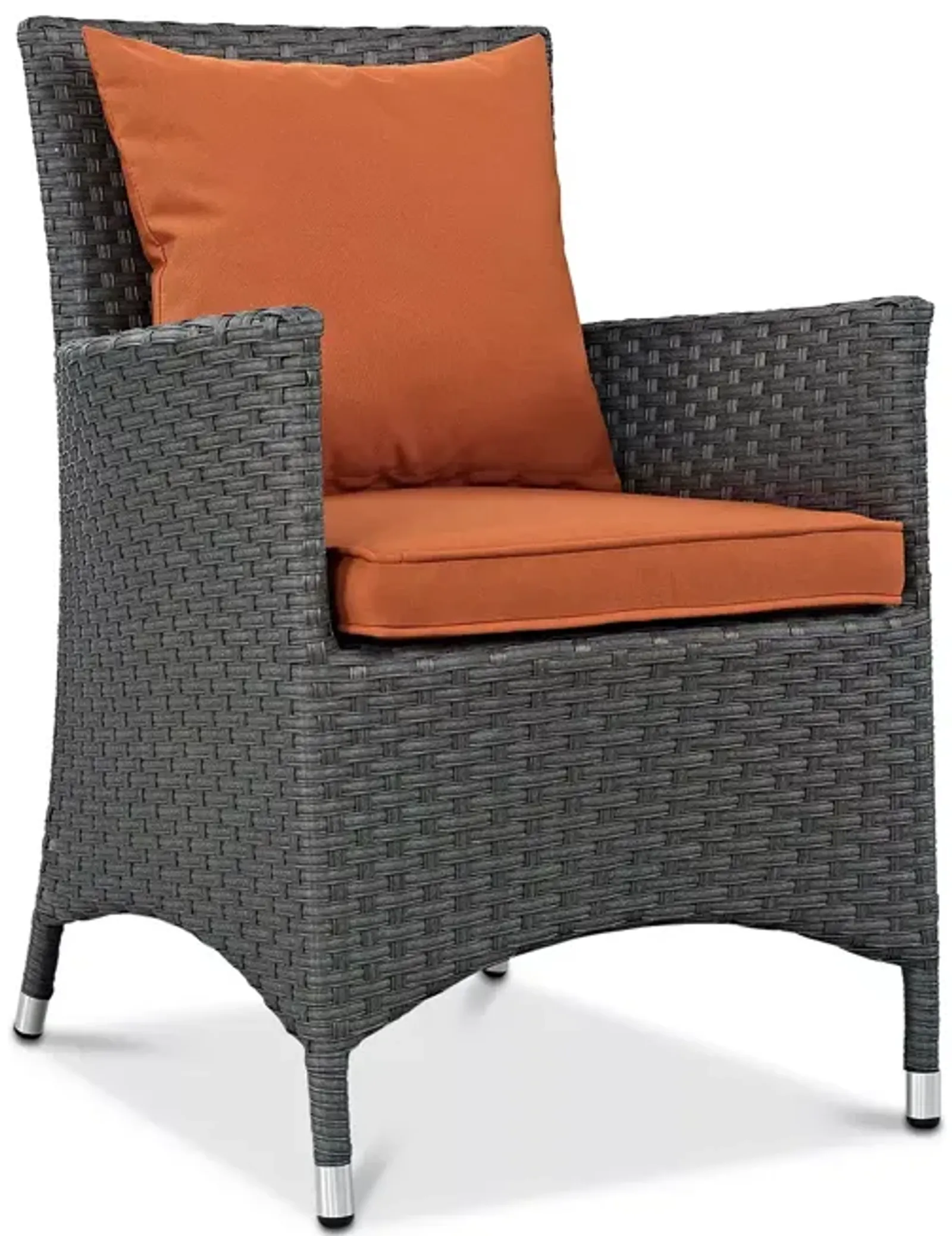 Modway Sojourn Outdoor Patio SunbrellaÂ® Rattan Dining Armchair