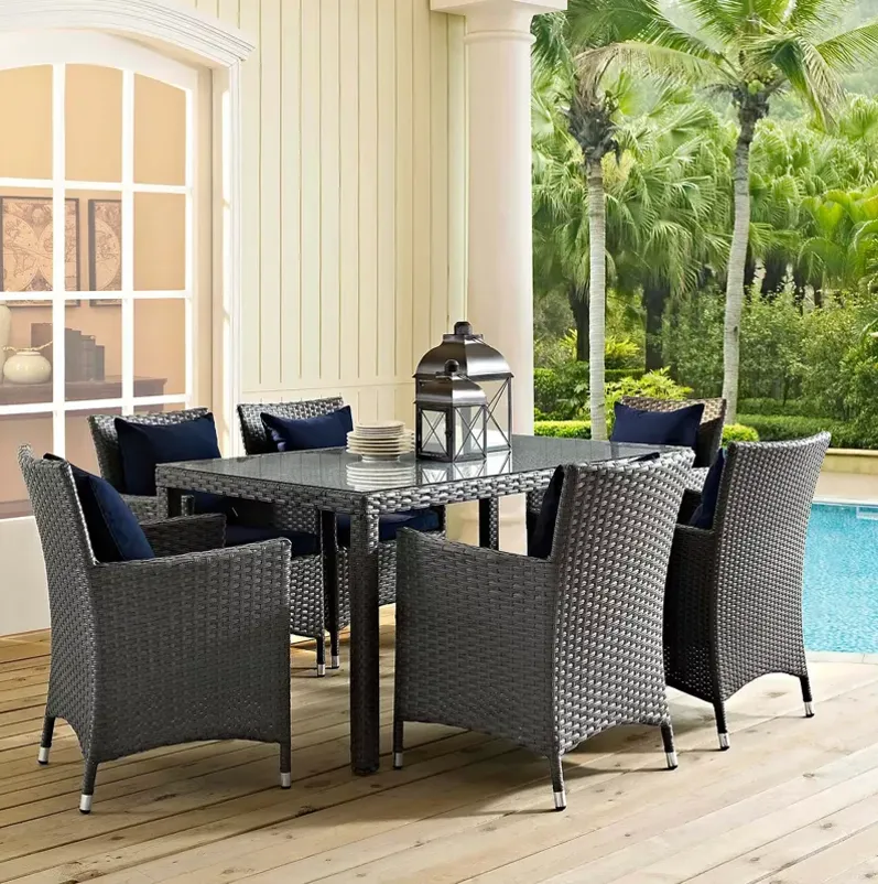 Modway Sojourn Outdoor Patio Rattan Dining Table