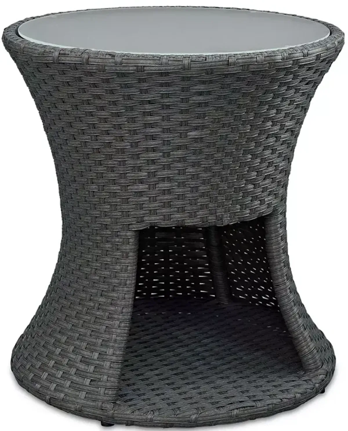 Modway Sojourn Outdoor Patio Round Rattan Side Table