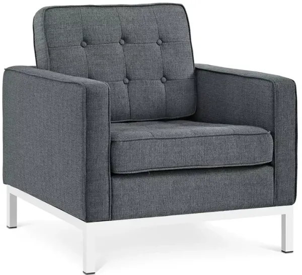 Modway Loft Upholstered Fabric Armchair
