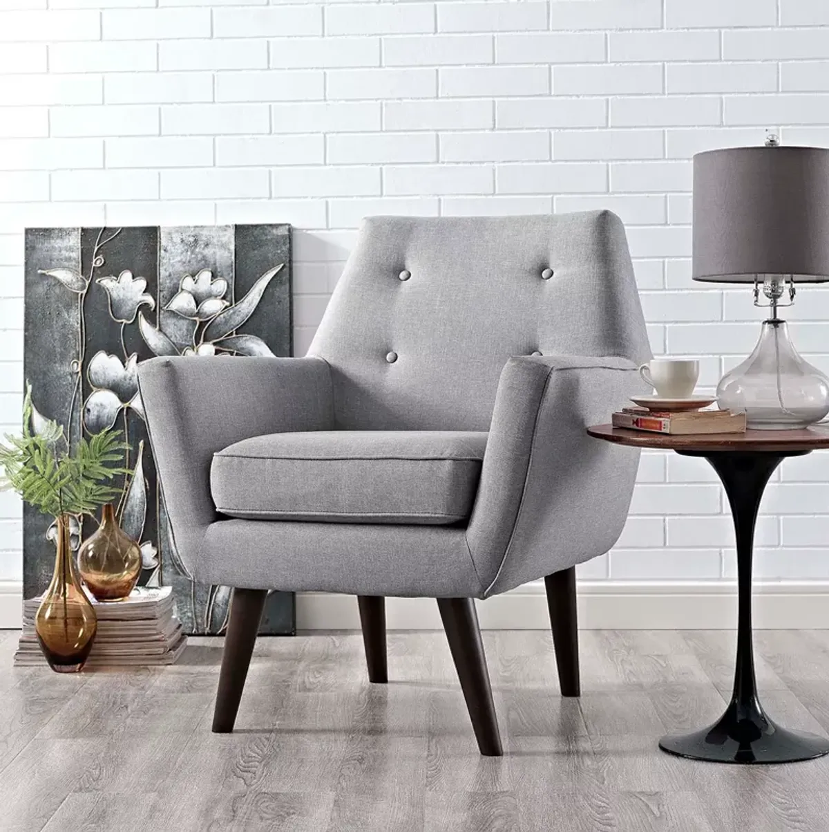 Modway Posit Upholstered Fabric Armchair