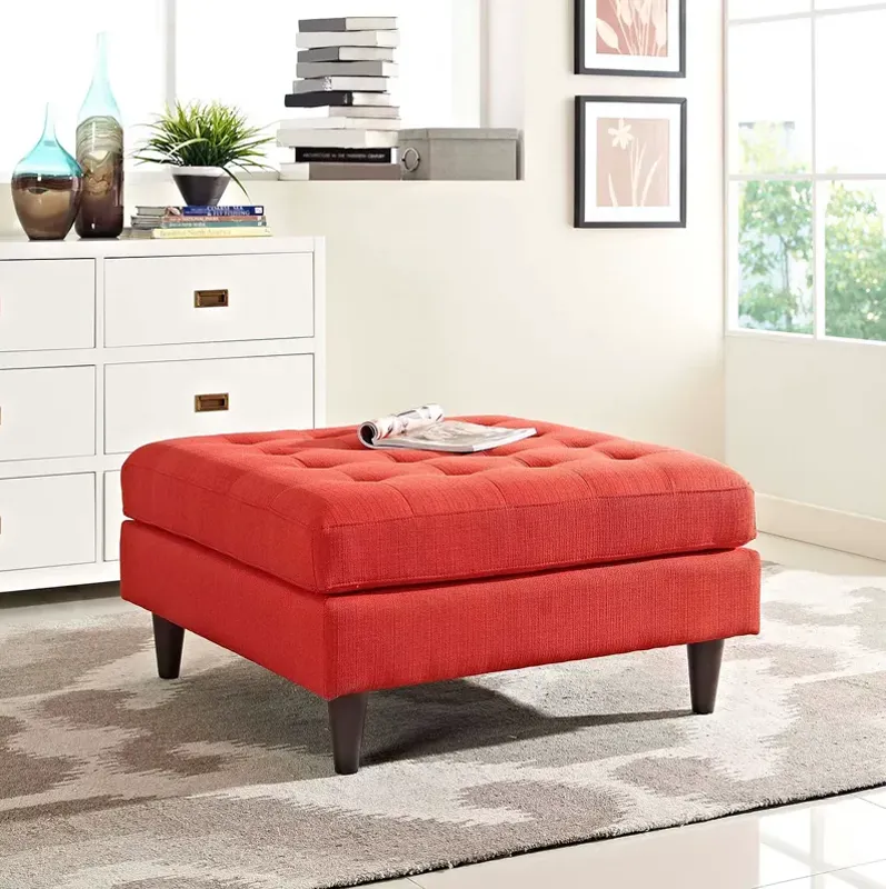 Modway Empress Upholstered Fabric Large Ottoman