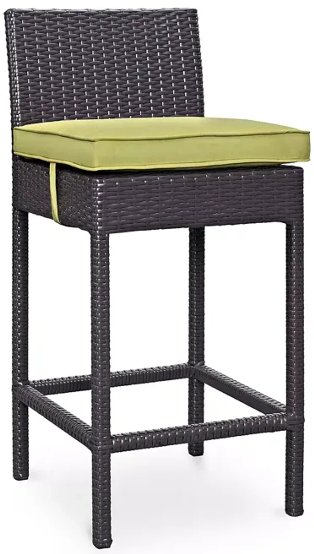 Modway Lift Outdoor Patio Rattan Bar Stools, Set of 2