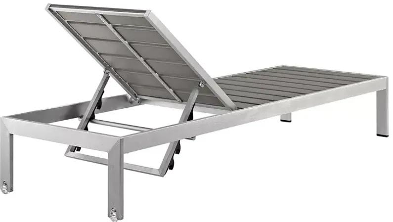 Modway Shore Outdoor Patio Aluminum Chaise