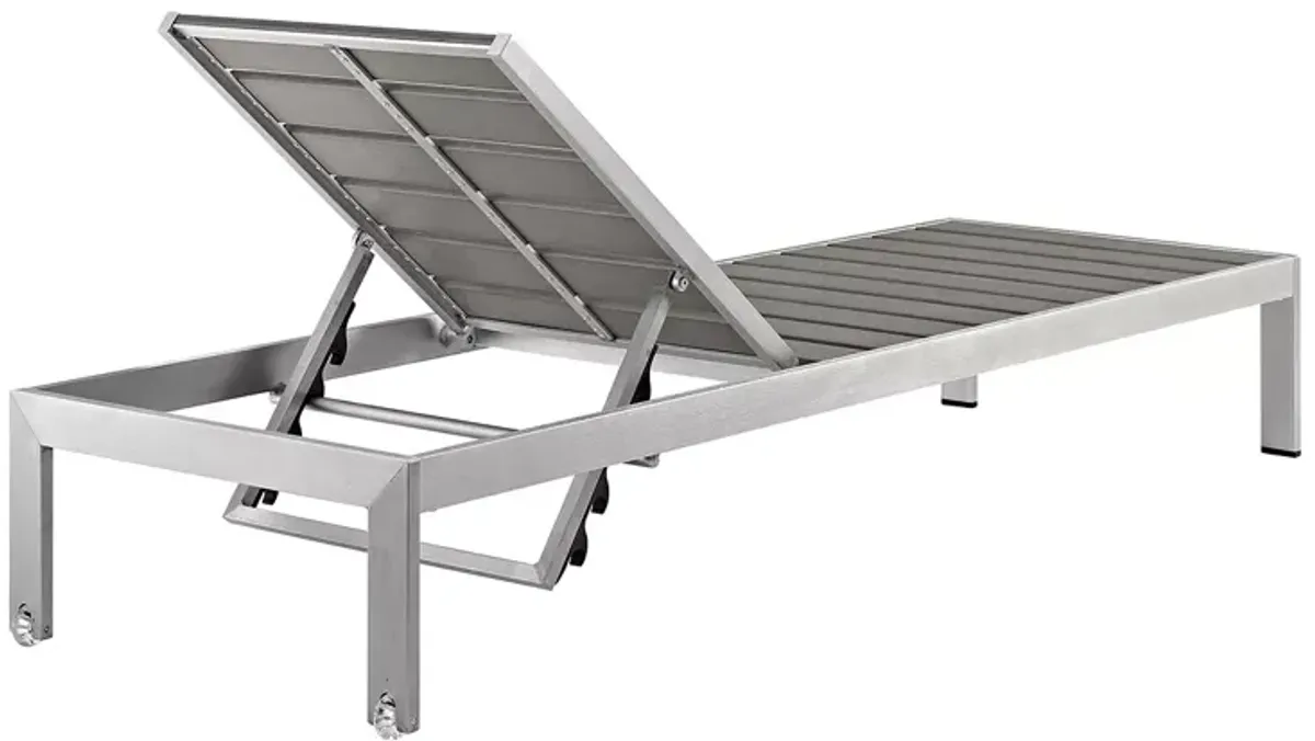 Modway Shore Outdoor Patio Aluminum Chaise