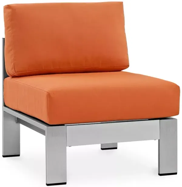 Modway Shore Outdoor Patio Armless Chair