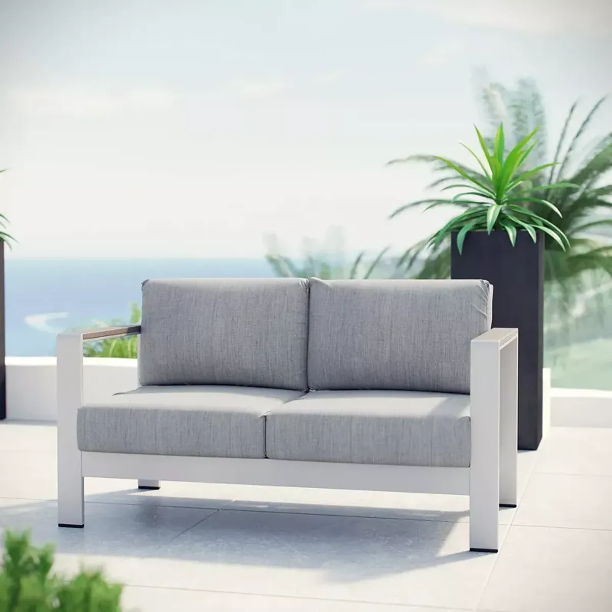 Modway Shore Outdoor Patio Loveseat