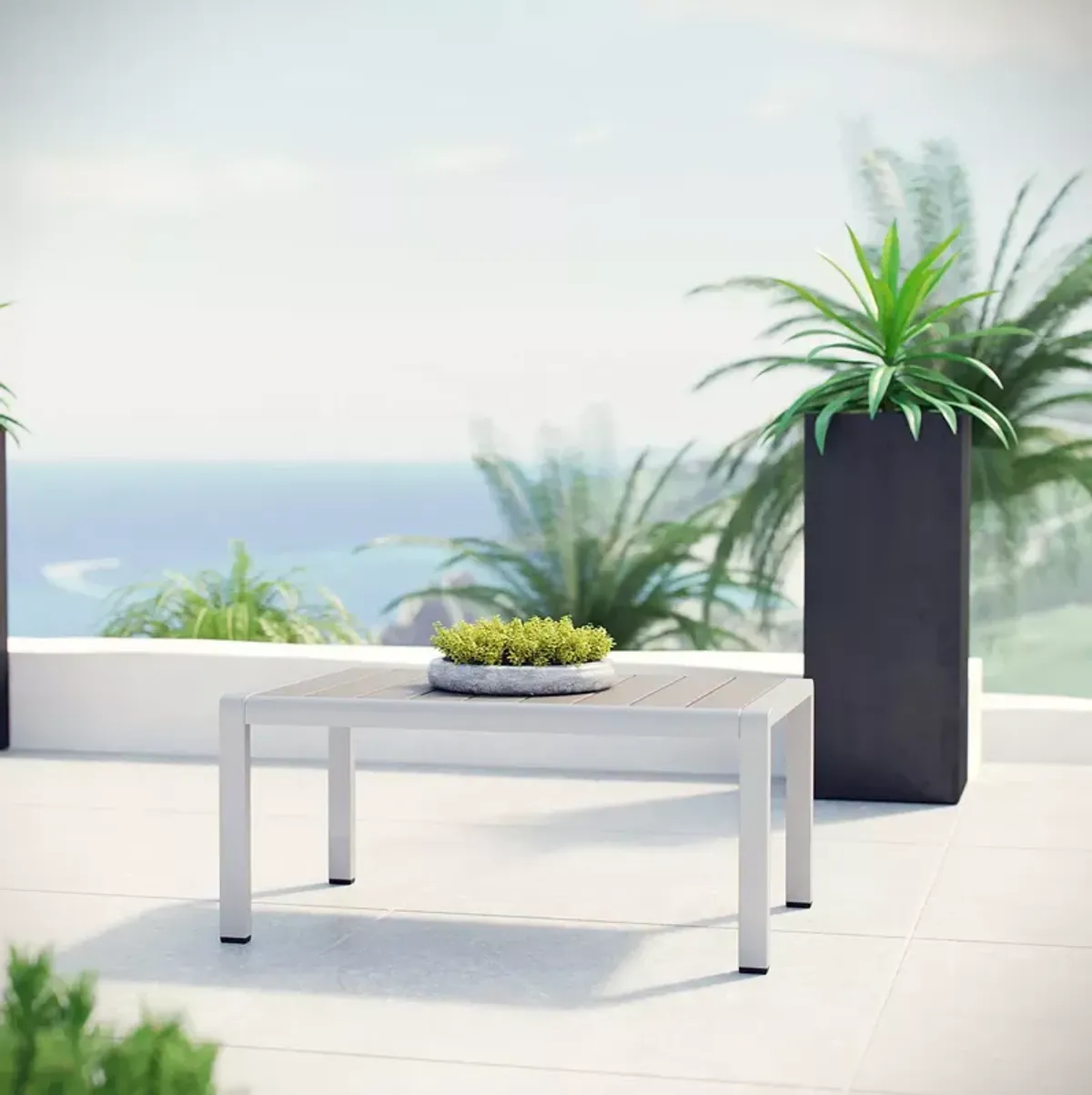 Modway Shore Outdoor Patio Coffee Table