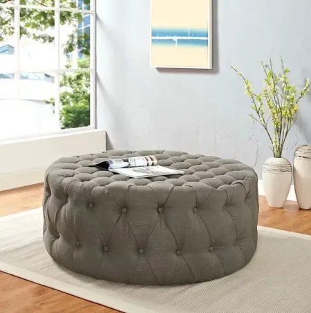 Modway Amour Upholstered Fabric Ottoman