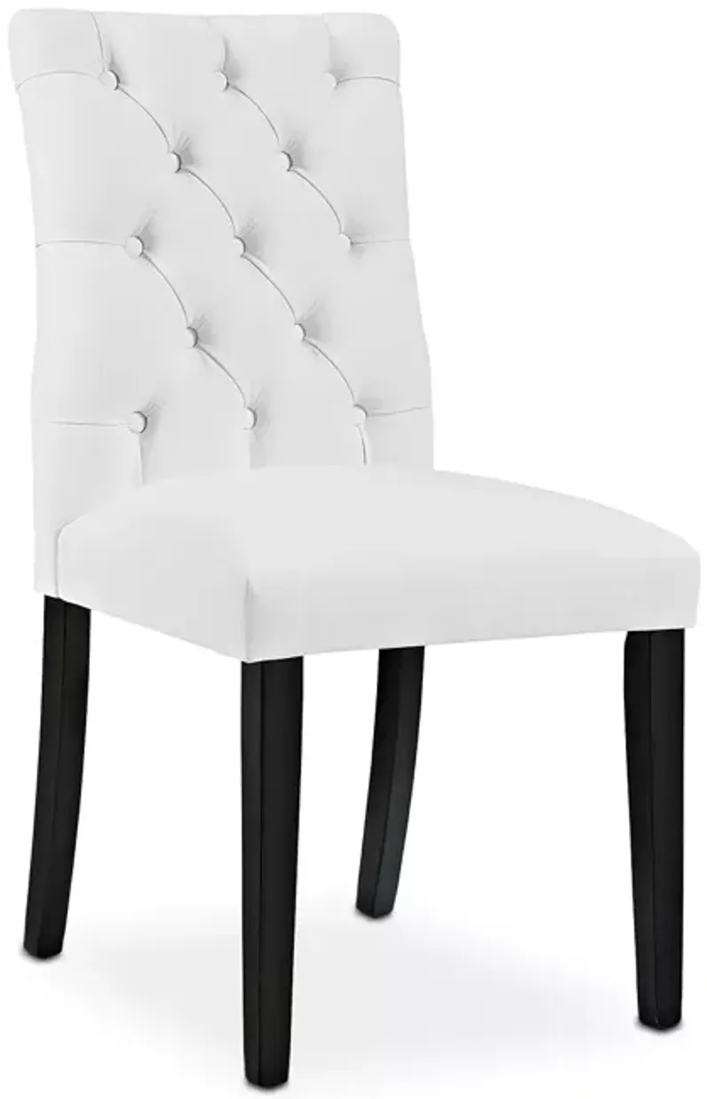 Modway Duchess Button Tufted Faux Leather Dining Chair