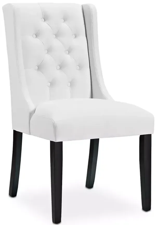 Modway Baronet Button Tufted Faux Leather Dining Chair