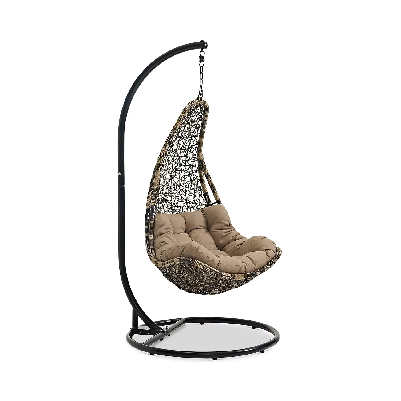 Modway Abate Outdoor Patio Swing Chair with Stand