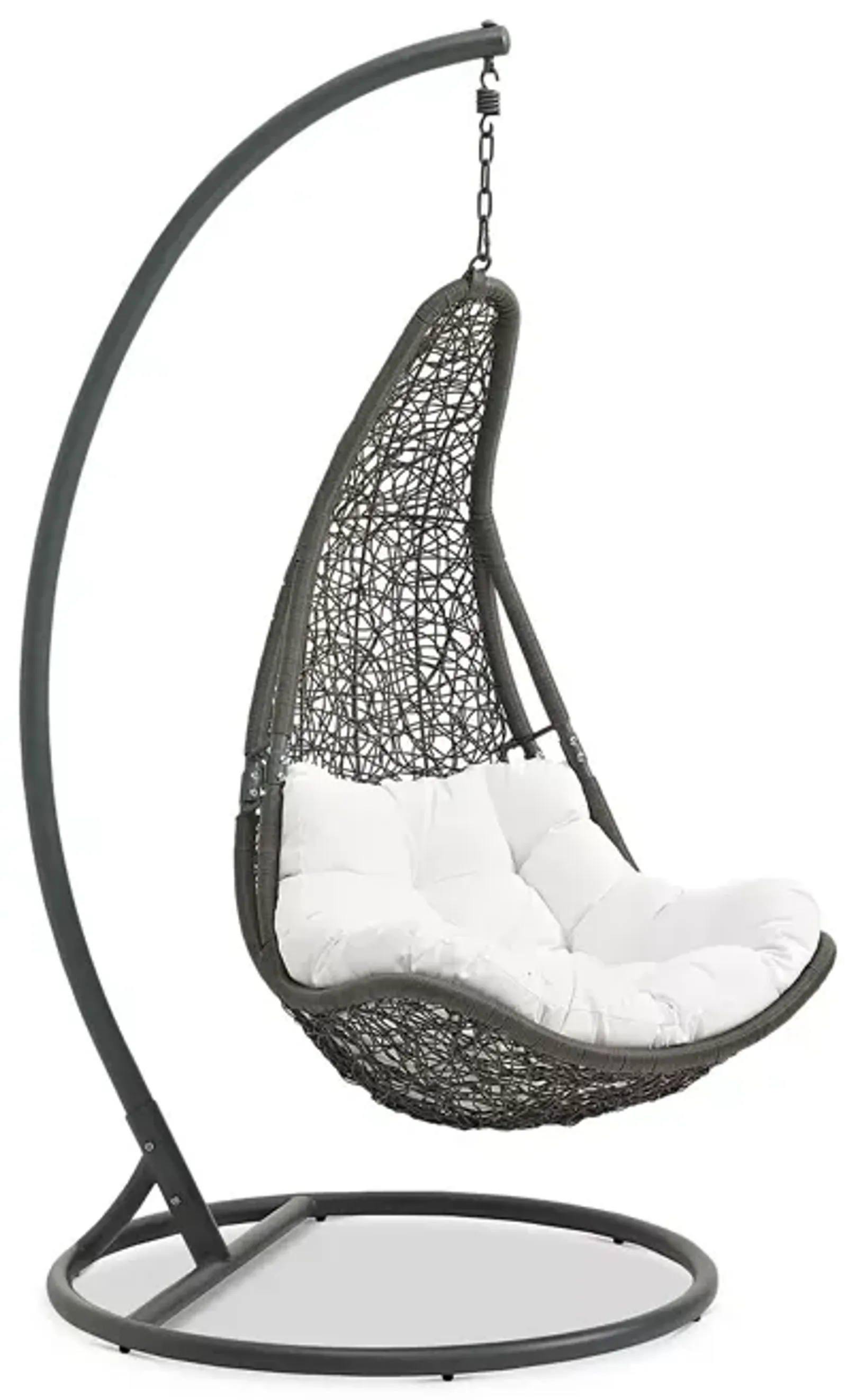 Modway Abate Outdoor Patio Swing Chair with Stand