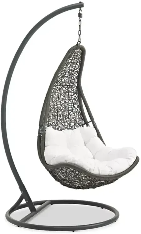 Modway Abate Outdoor Patio Swing Chair with Stand