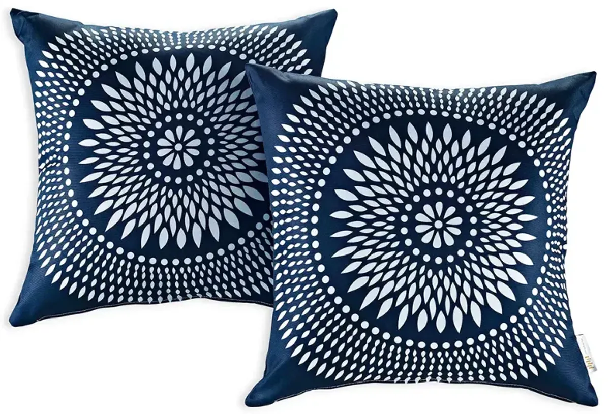 Modway Two-Piece Outdoor Patio Pillow Set