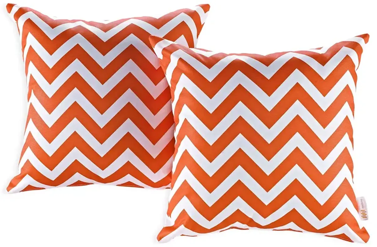 Modway Two-Piece Outdoor Patio Pillow Set