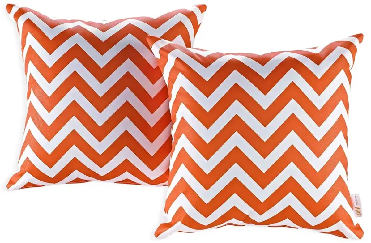 Modway Two-Piece Outdoor Patio Pillow Set