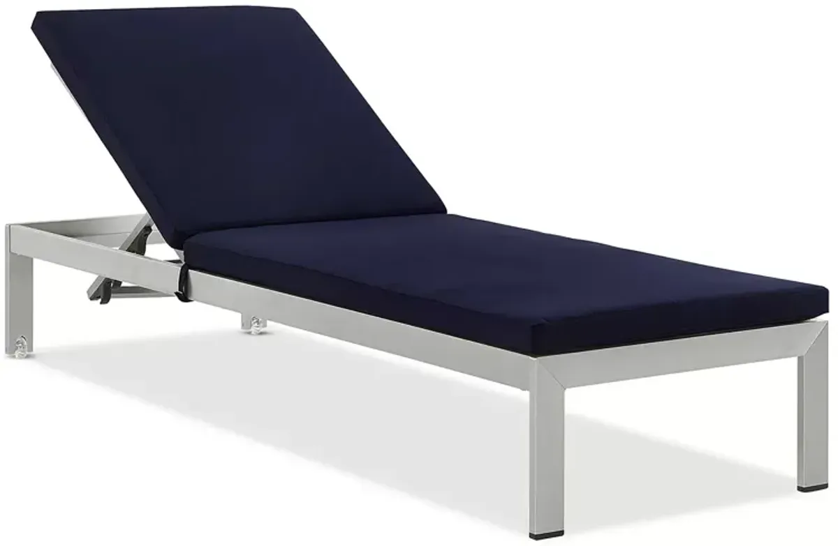 Modway Shore Outdoor Patio Mesh Chaise with Cushions