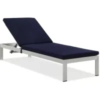 Modway Shore Outdoor Patio Mesh Chaise with Cushions