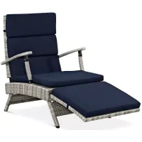 Modway Envisage Chaise Outdoor Patio Wicker Rattan Lounge Chair