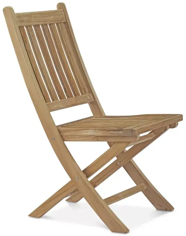 Modway Marina Outdoor Patio Teak Folding Chair