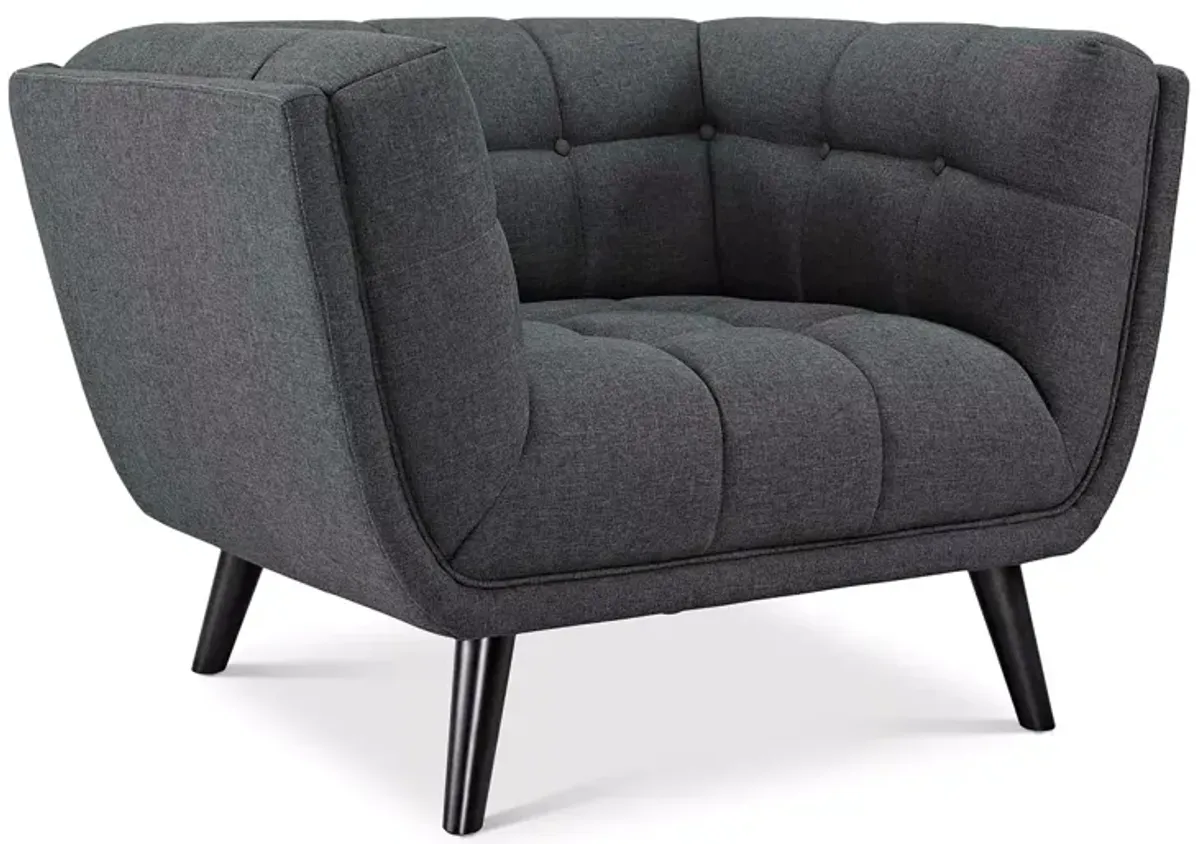 Modway Bestow Upholstered Fabric Armchair