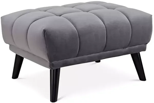 Bestow Velvet Ottoman