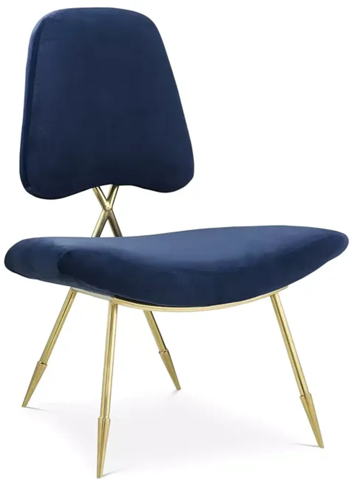 Modway Ponder Upholstered Velvet Lounge Chair