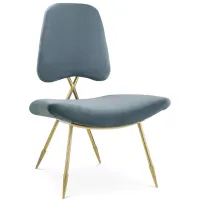 Modway Ponder Upholstered Velvet Lounge Chair