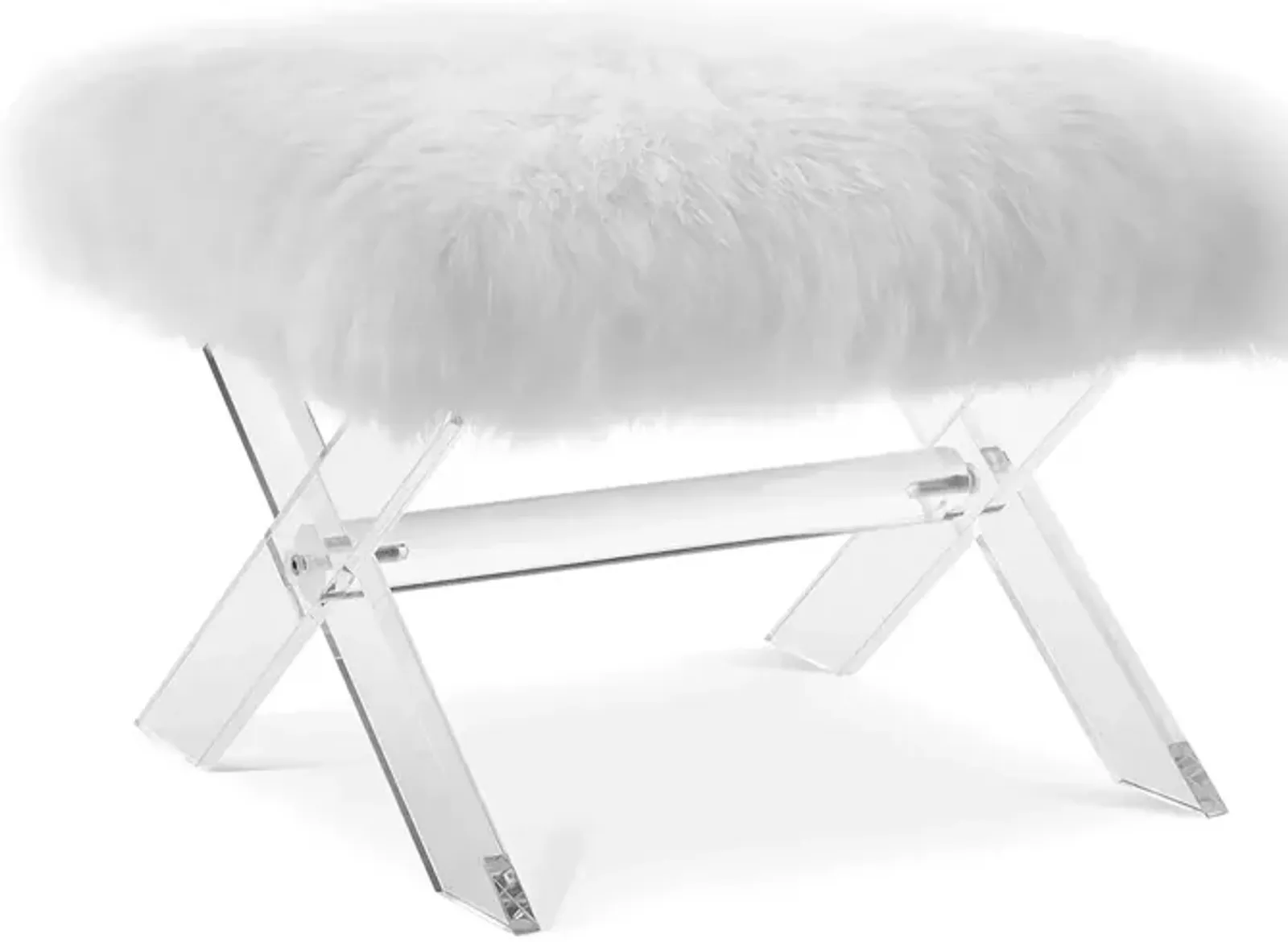 Modway Swift Sheepskin Bench