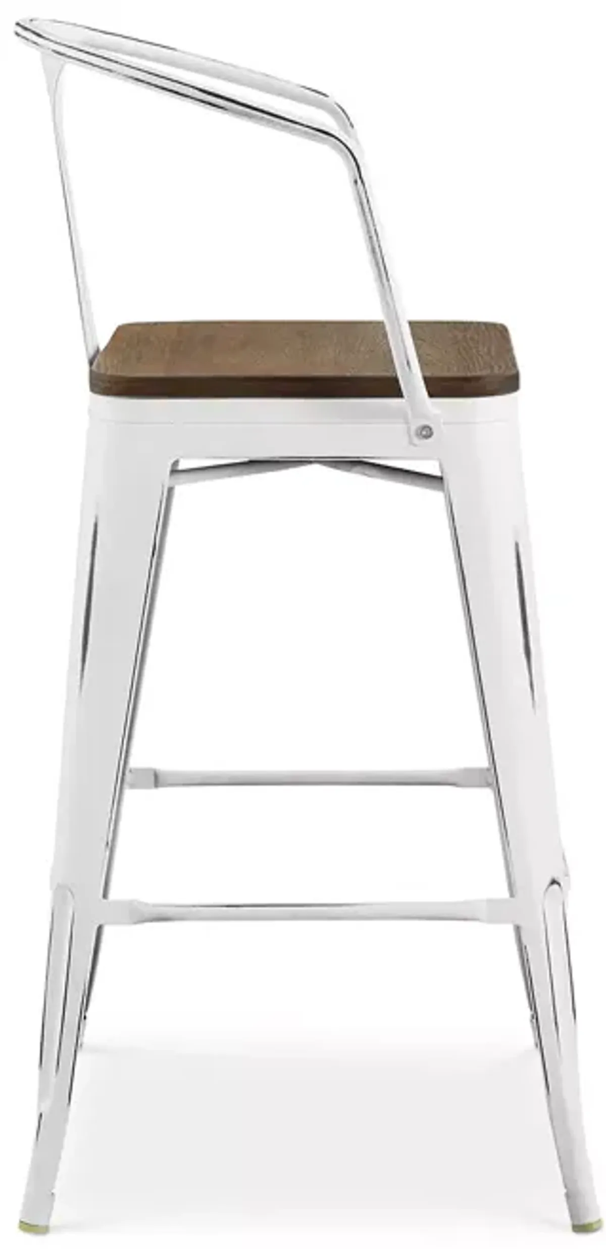 Modway Promenade Wooden Seat Bar Stool with Arms