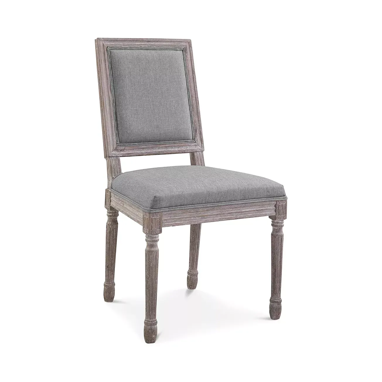 Modway Court Vintage French Upholstered Fabric Dining Side Chair