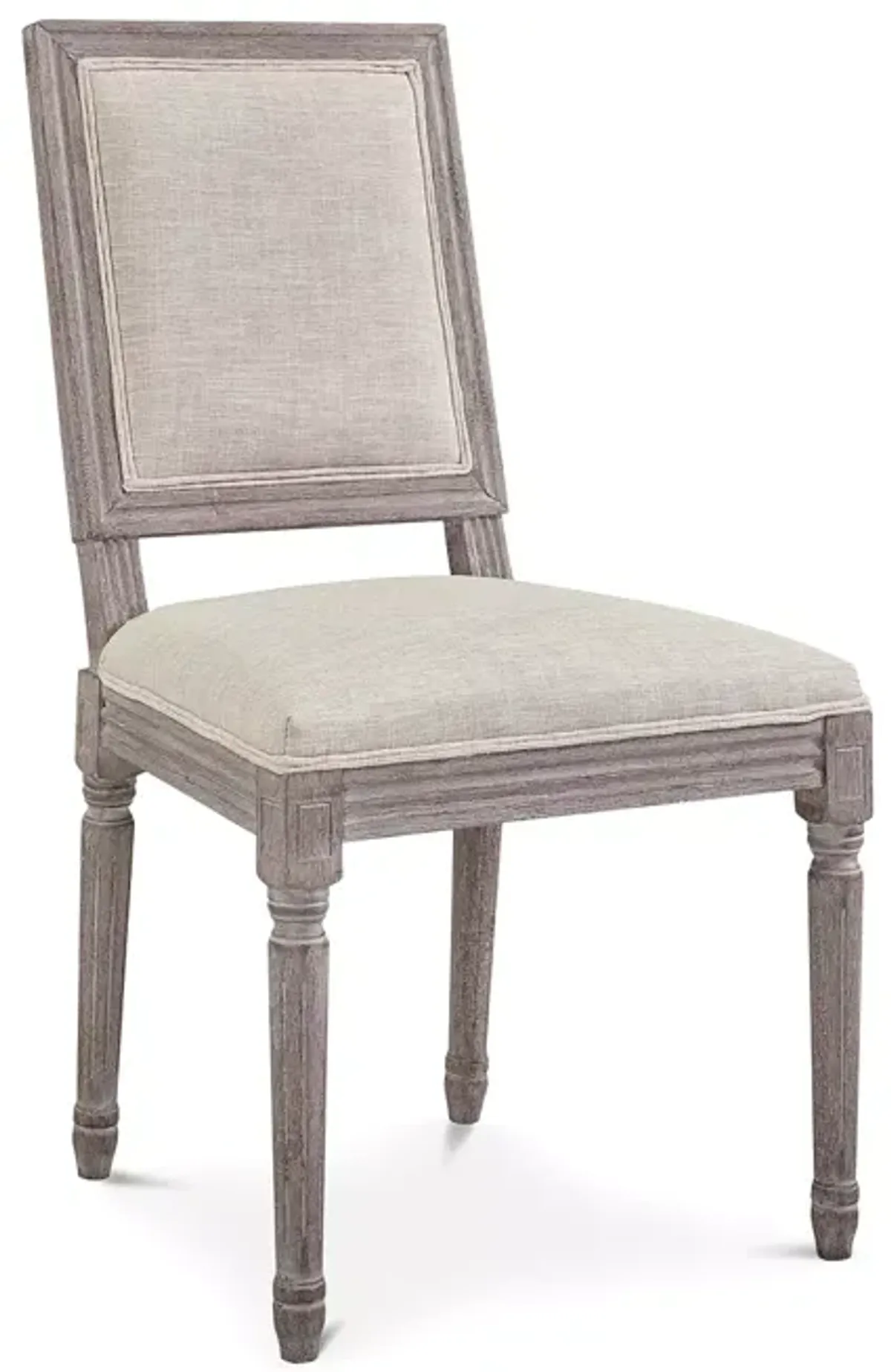 Modway Court Vintage French Upholstered Fabric Dining Side Chair