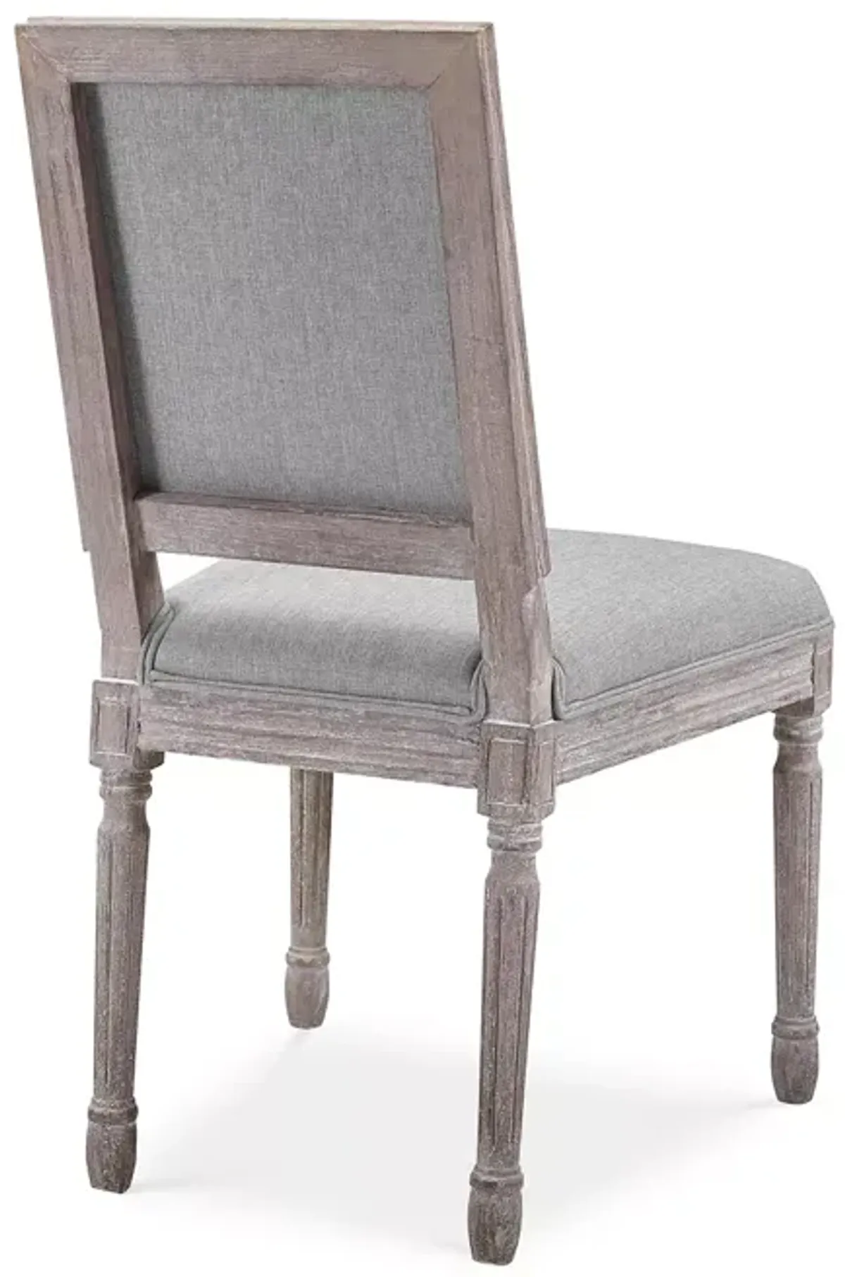 Modway Court Vintage French Upholstered Fabric Dining Side Chair