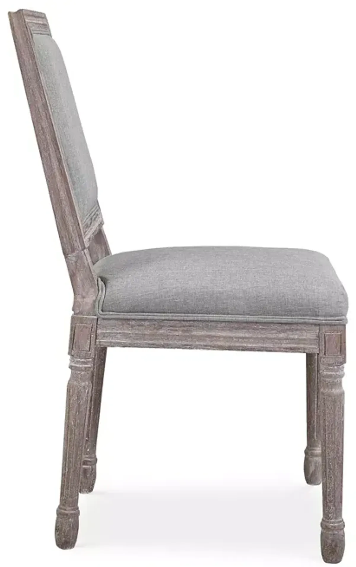 Modway Court Vintage French Upholstered Fabric Dining Side Chair