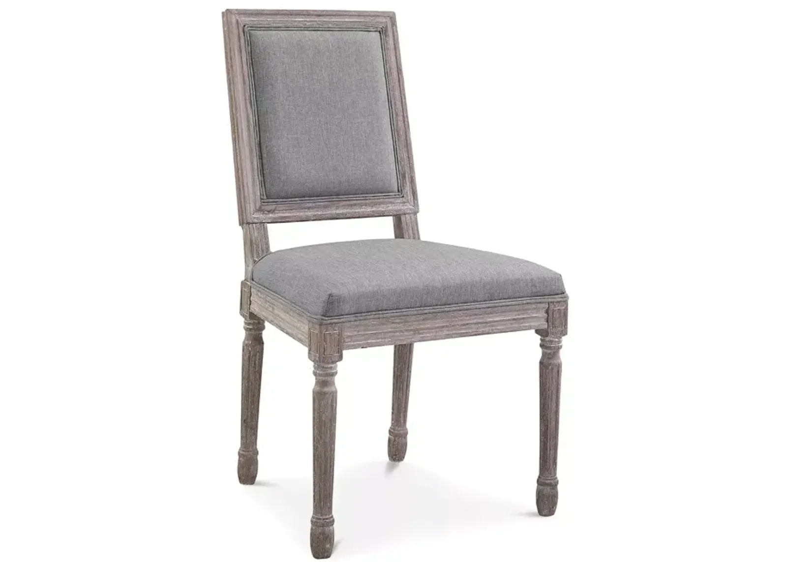 Modway Court Vintage French Upholstered Fabric Dining Side Chair