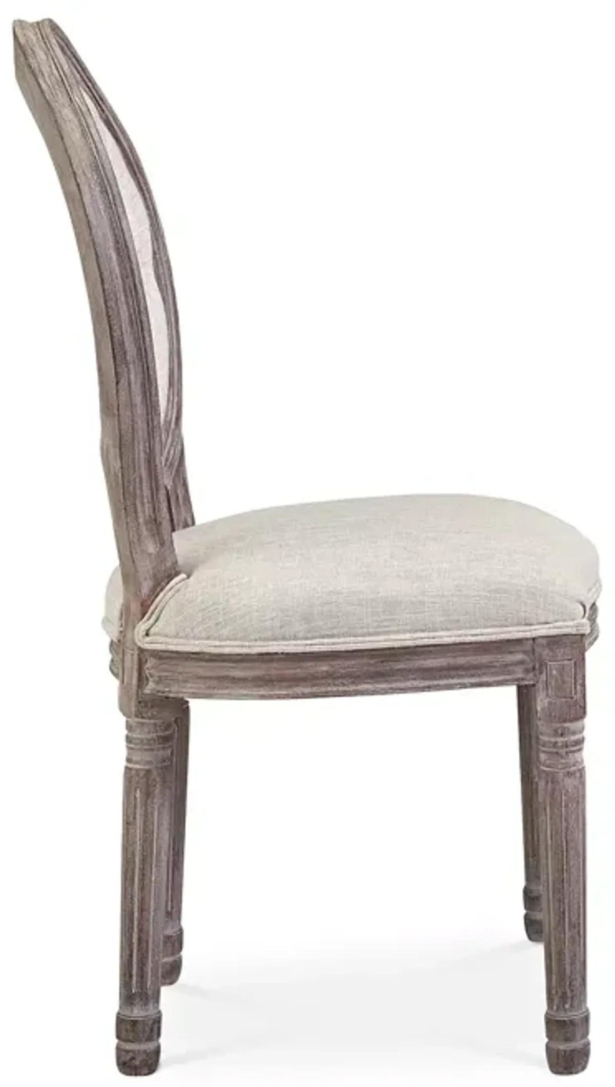 Modway Arise Vintage French Upholstered Fabric Dining Side Chair