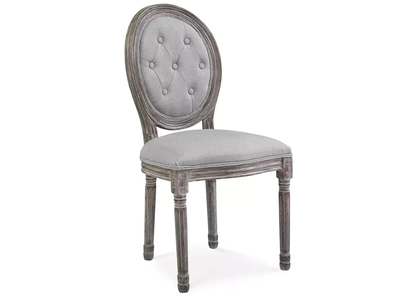 Modway Arise Vintage French Upholstered Fabric Dining Side Chair