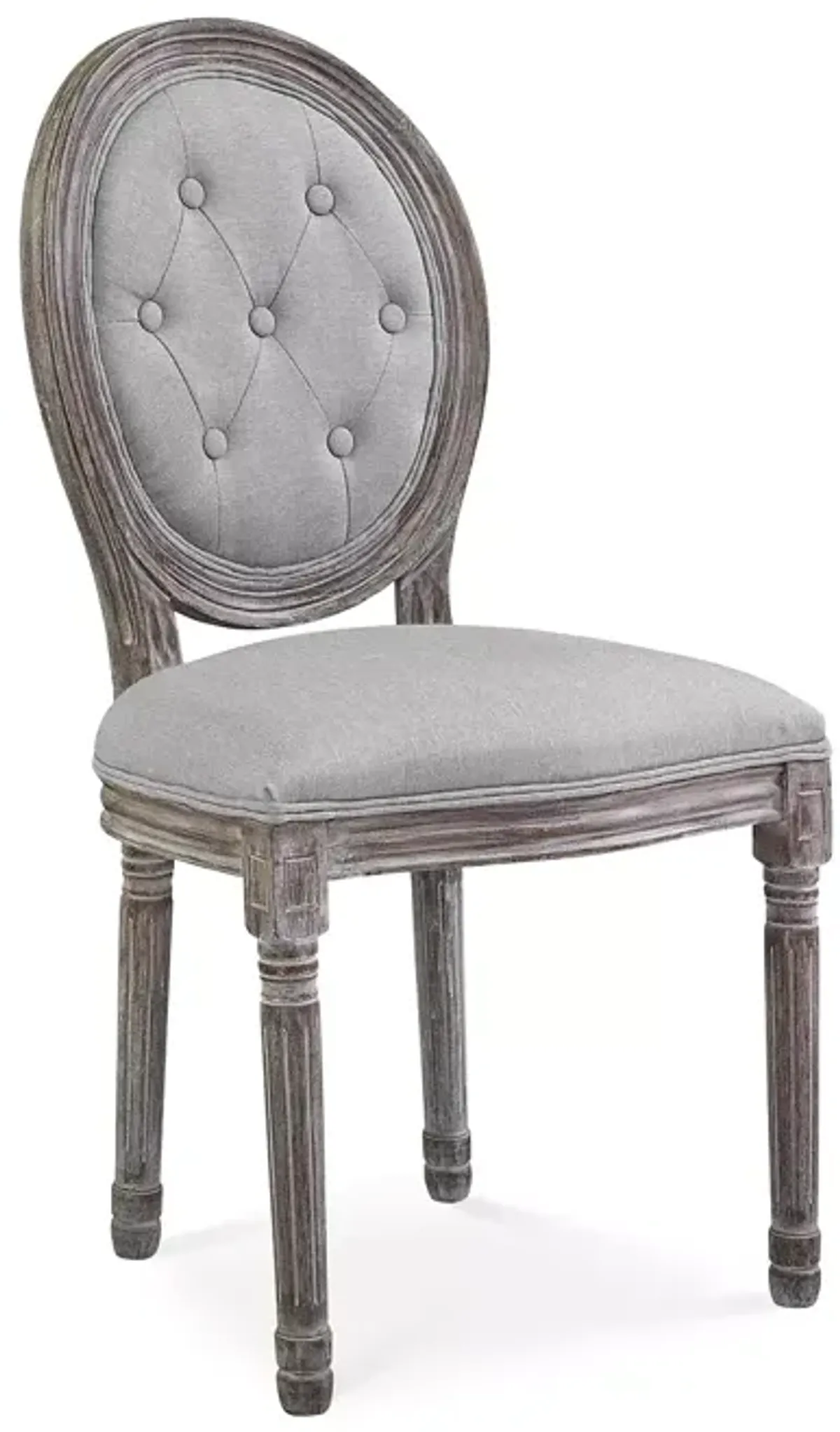 Modway Arise Vintage French Upholstered Fabric Dining Side Chair