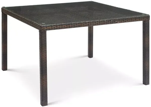 Modway Conduit 47" Outdoor Patio Wicker Rattan Dining Table
