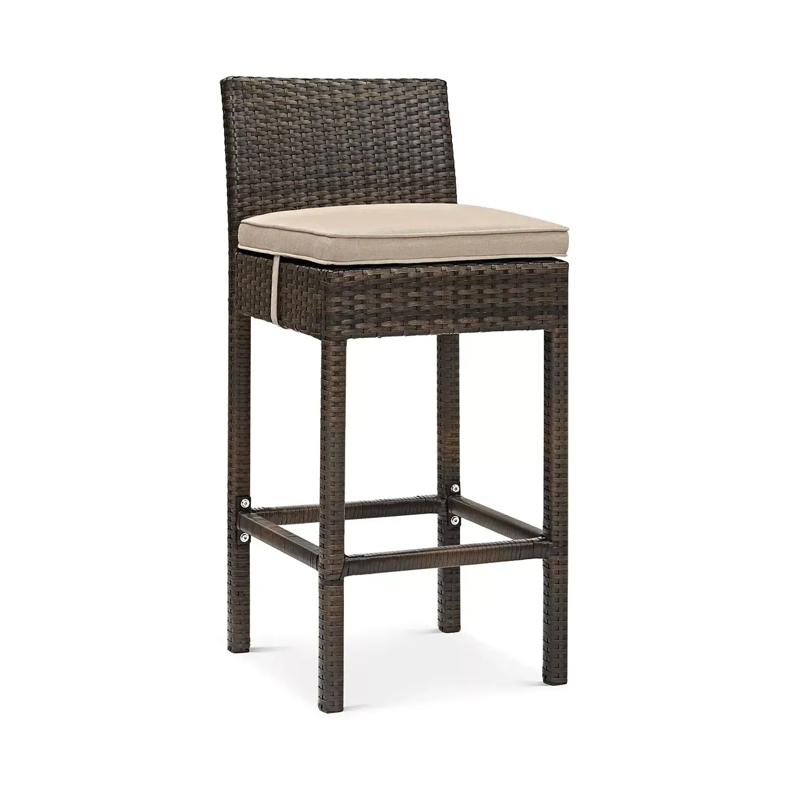 Modway Conduit Outdoor Patio Wicker Rattan Bar Stool