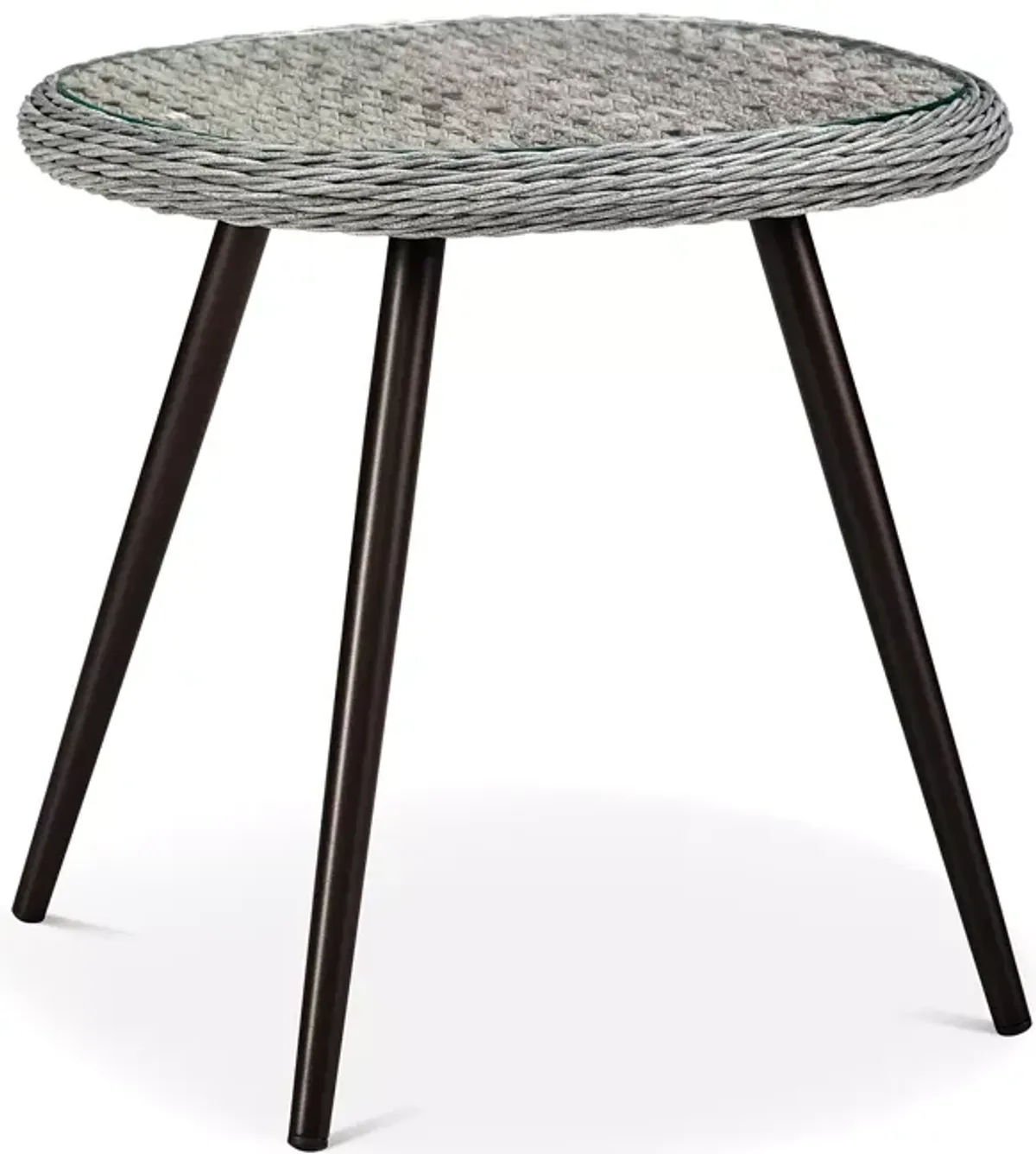 Modway Endeavor Outdoor Patio Wicker Rattan Side Table