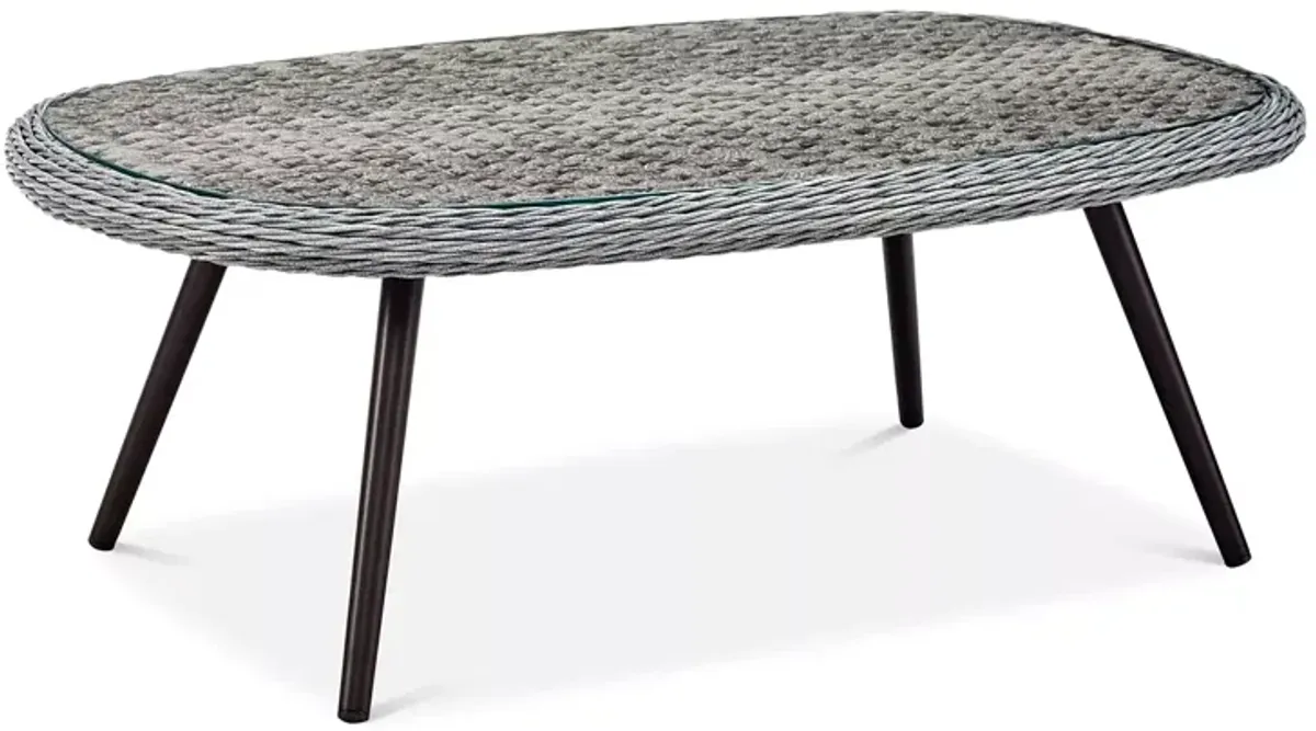 Modway Endeavor Outdoor Patio Wicker Rattan Coffee Table