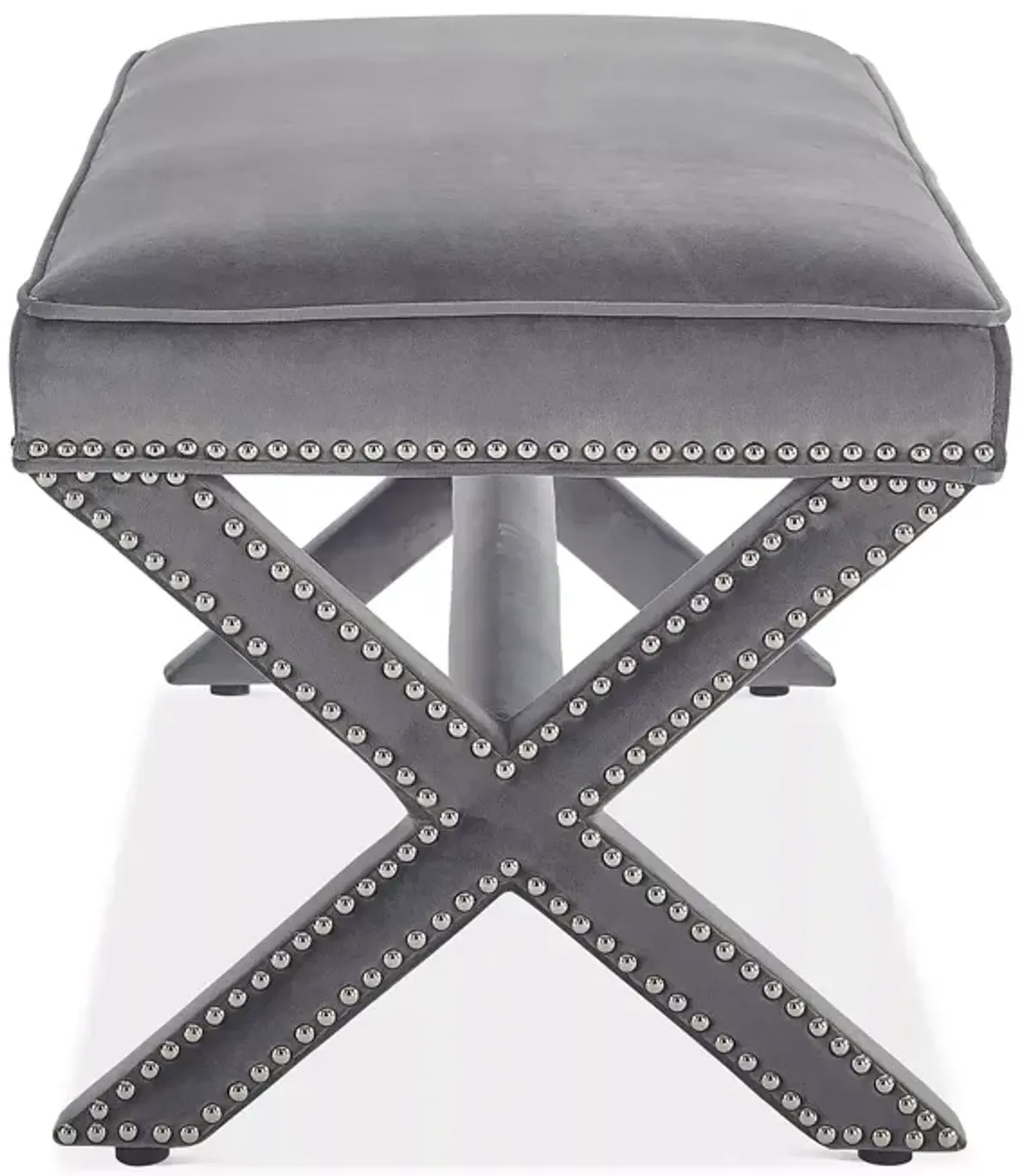 Modway Rivet Performance Velvet Bench