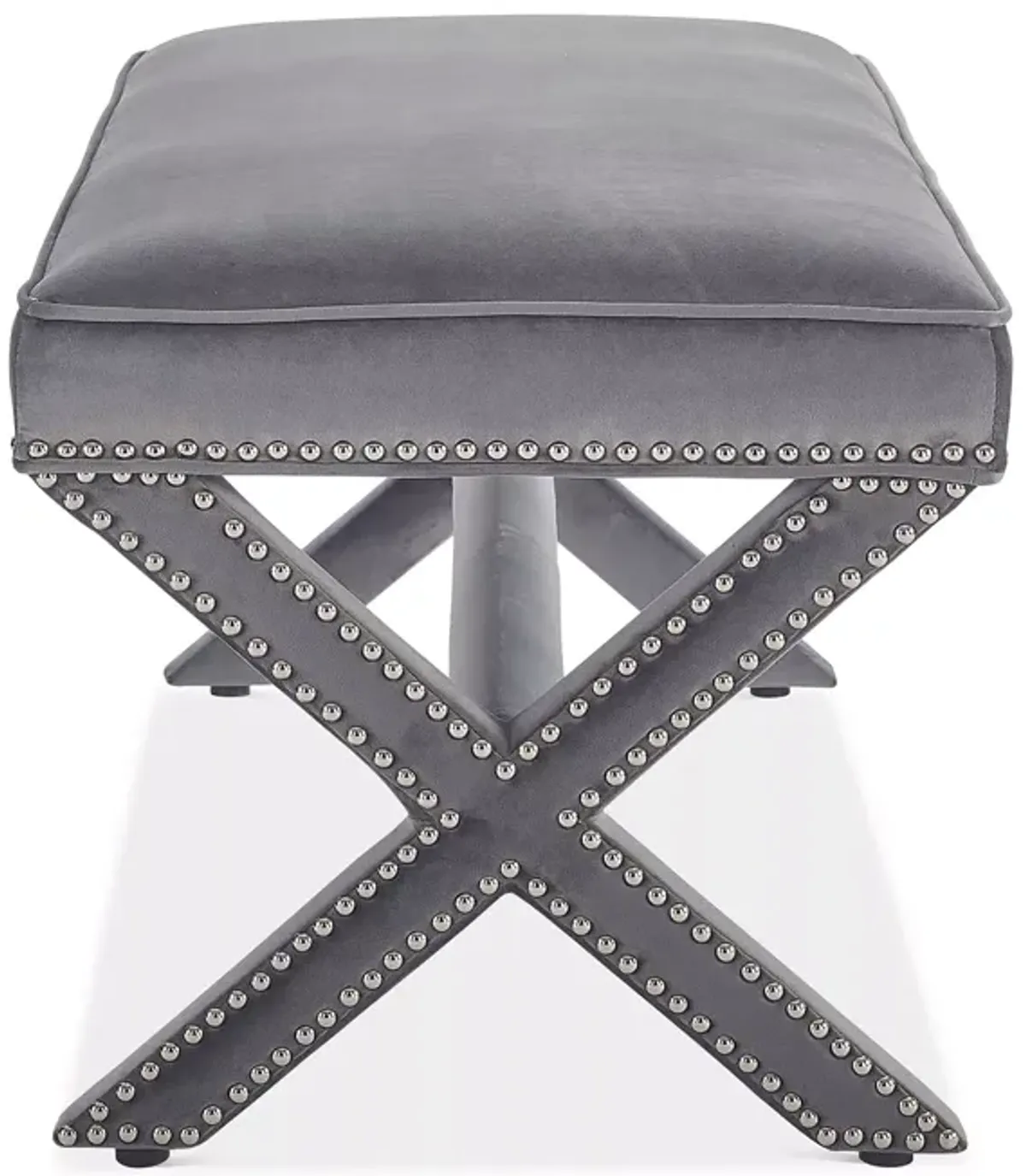 Modway Rivet Performance Velvet Bench