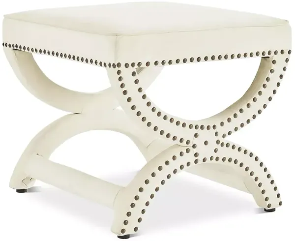 Modway Expound Upholstered Nailhead Trim Performance Velvet Ottoman